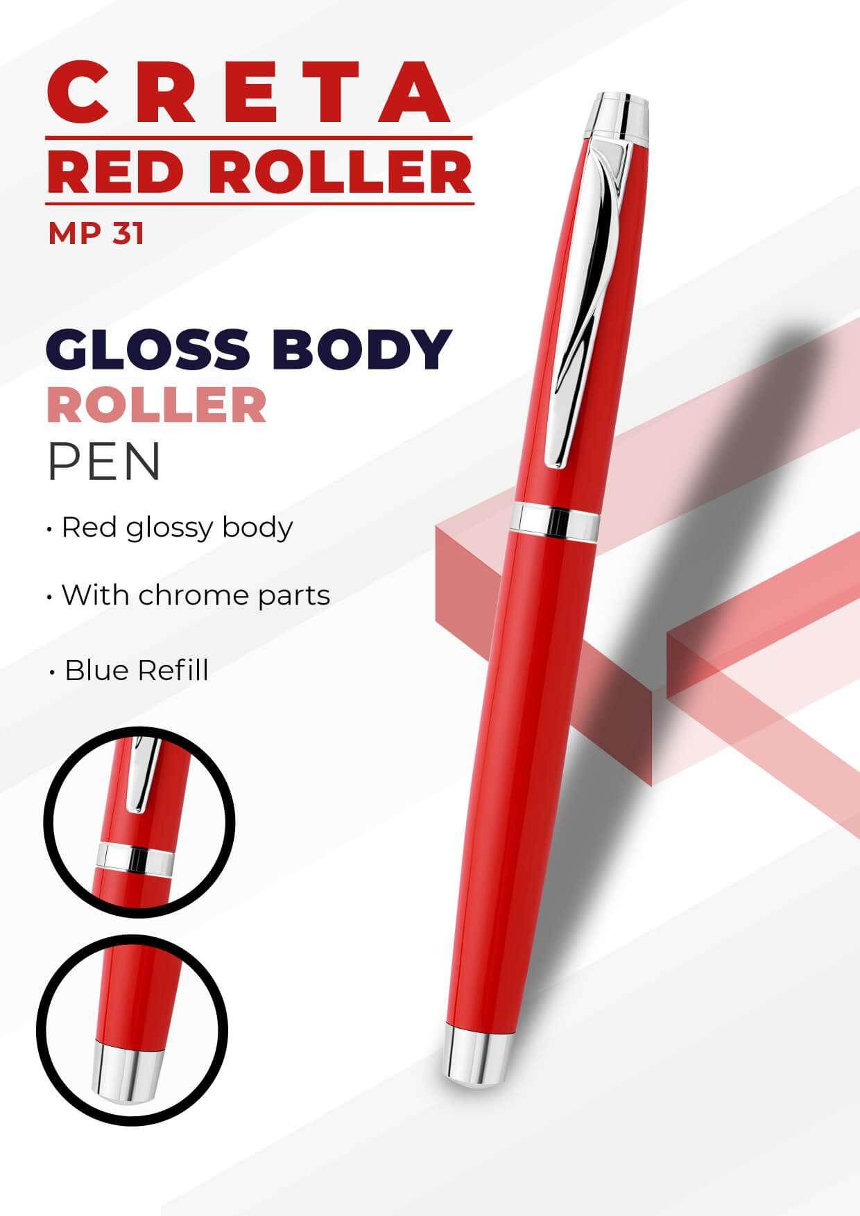 Creta Red Roller Pen